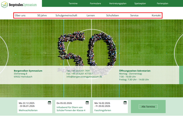 Men von Bergstrassengymnasium